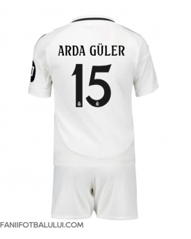 Real Madrid Arda Guler #15 Echipament de Fotbal Replică 2024-25 Copii Acasa (+ Șorturi)
